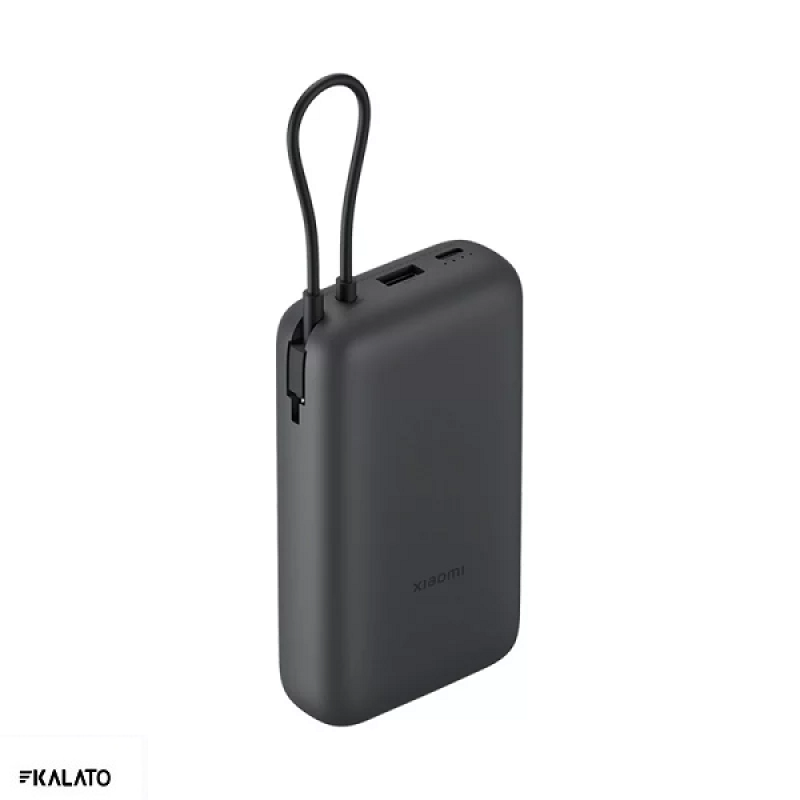 خرید و قیمت پاوربانک شیائومی مدل PB2020MI 22.5W ظرفیت 20000 میلی آمپر ساعت همراه با کابل متصل