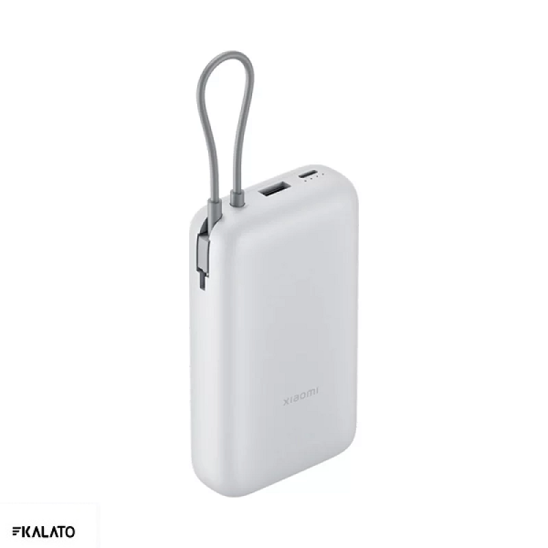 خرید و قیمت پاوربانک شیائومی مدل PB2020MI 22.5W ظرفیت 20000 میلی آمپر ساعت همراه با کابل متصل
