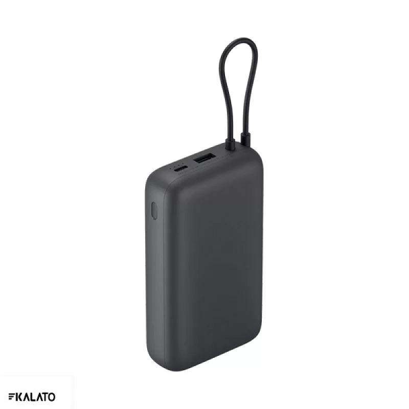 خرید و قیمت پاوربانک شیائومی مدل PB2020MI 22.5W ظرفیت 20000 میلی آمپر ساعت همراه با کابل متصل