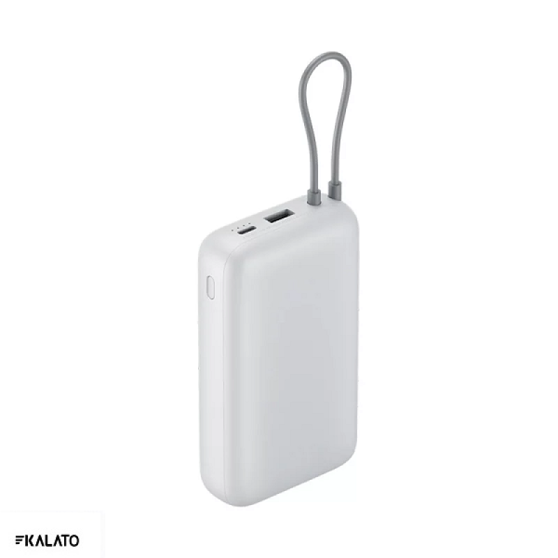 خرید و قیمت پاوربانک شیائومی مدل PB2020MI 22.5W ظرفیت 20000 میلی آمپر ساعت همراه با کابل متصل