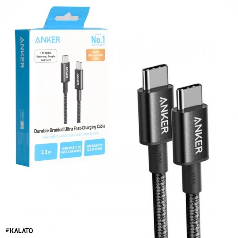 خرید و قیمت کابل شارژ انکر USB-C به USB-C مدل A8756H11