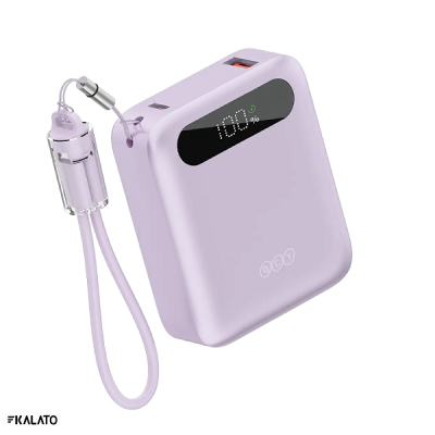 خرید و قیمت پاوربانک کیو سی وای مدل PB10D 22.5W ظرفیت 10000 میلی آمپر