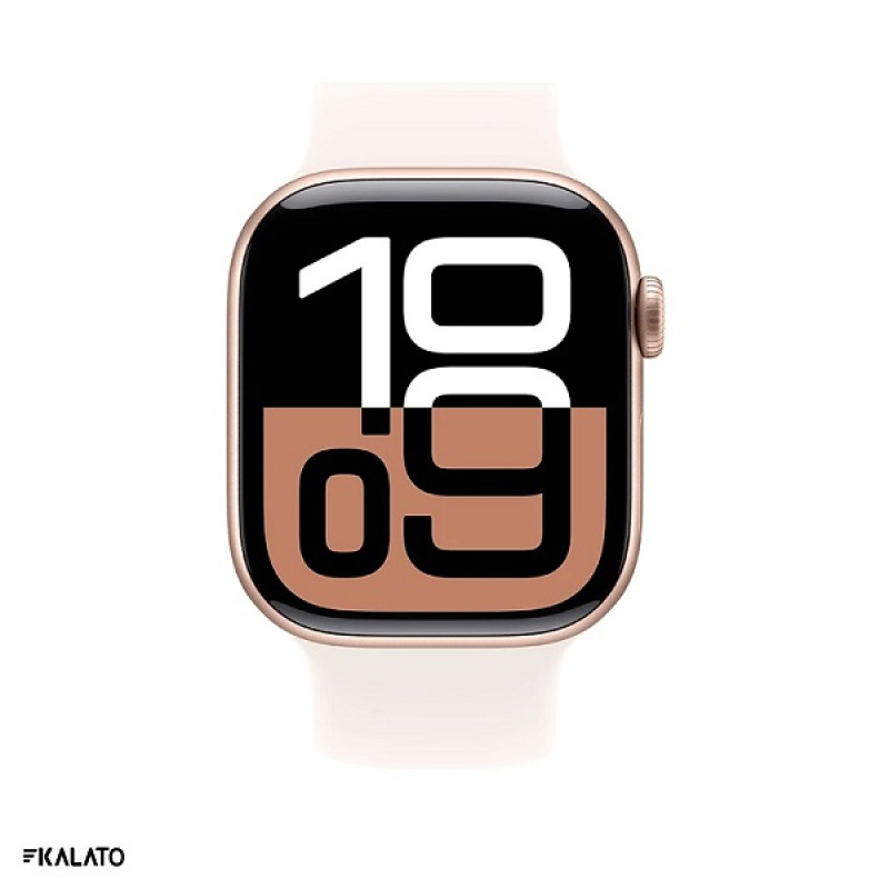 خرید و قیمت اپل واچ سری 10 مدل 42mm بدنه آلومینیوم با بند سیلیکونی