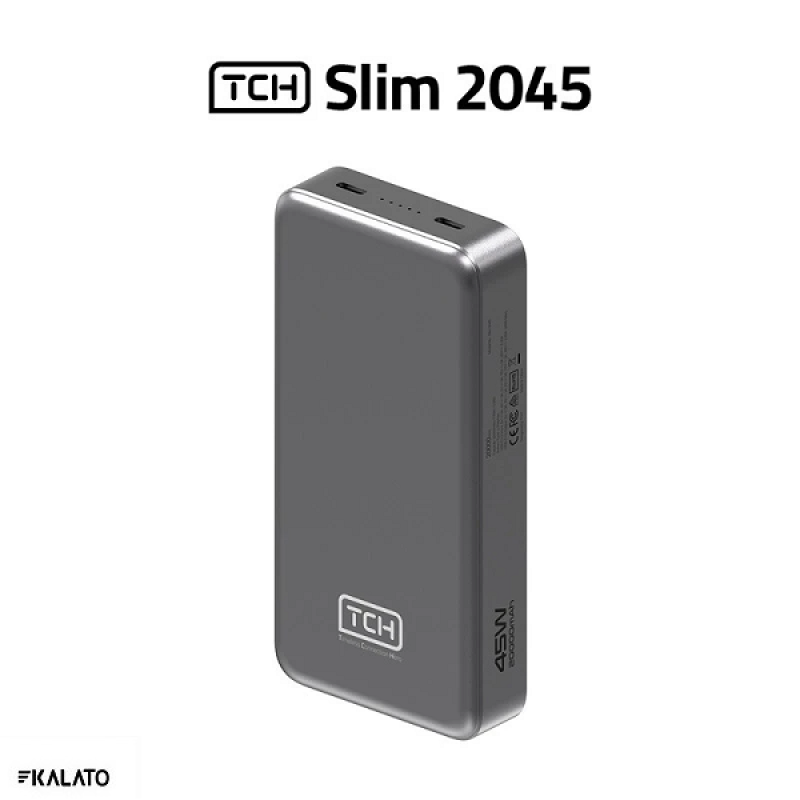 خرید و قیمت پاوربانک تی سی اچ مدل Slim 2045 ظرفیت 20000 میلی آمپر